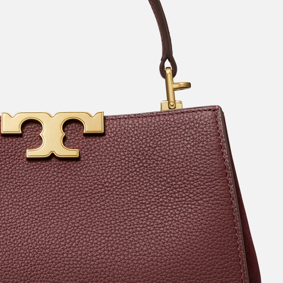 Tory Burch Eleanor Pebble-Grain Leather Mini Satchel