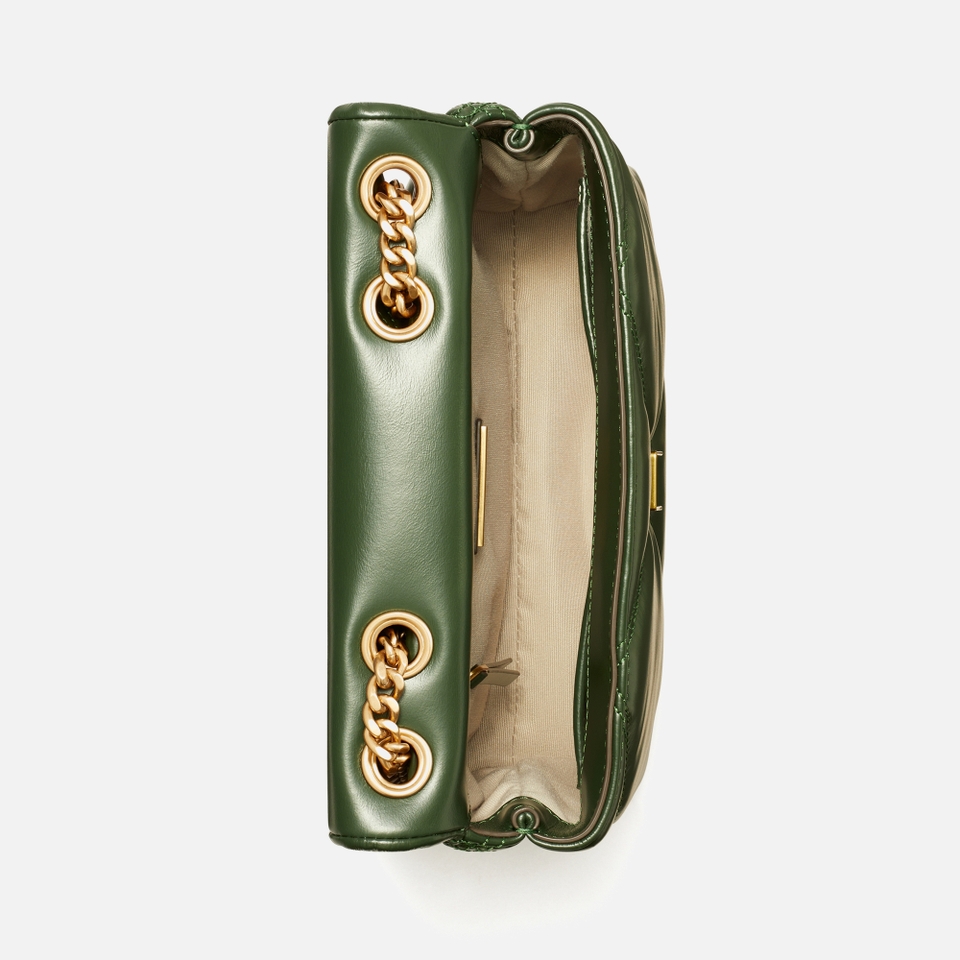 Tory Burch Kira Harlequin Leather Small Shoulder Bag