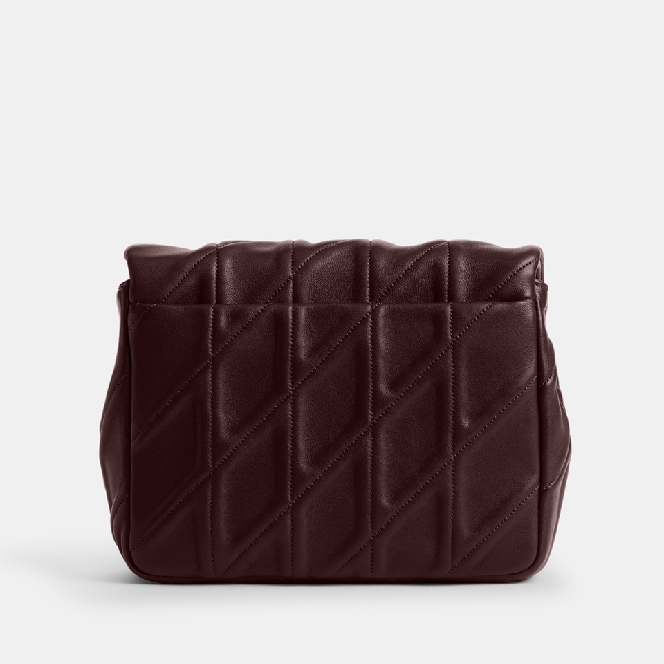 Coach Quilted Times Square Tabby Leather Shoulder Bag