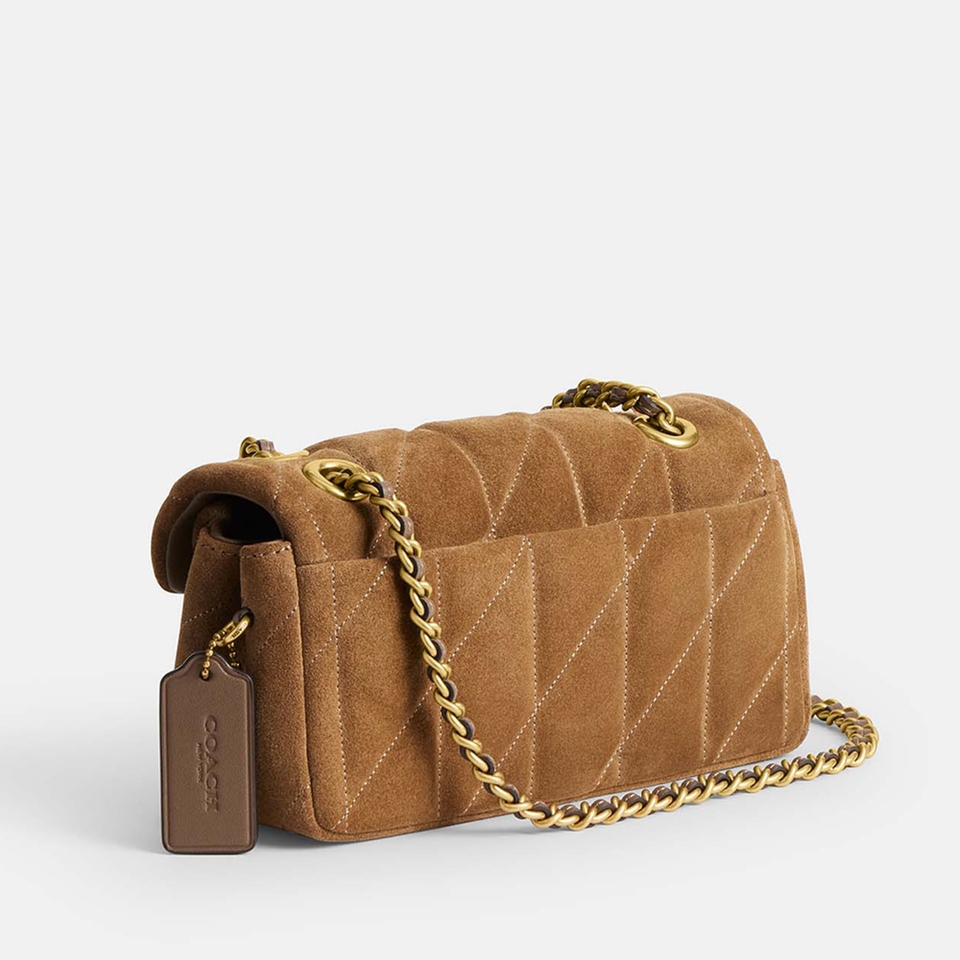 Coach Quilted Suede Tabby 20 Shoulder Bag