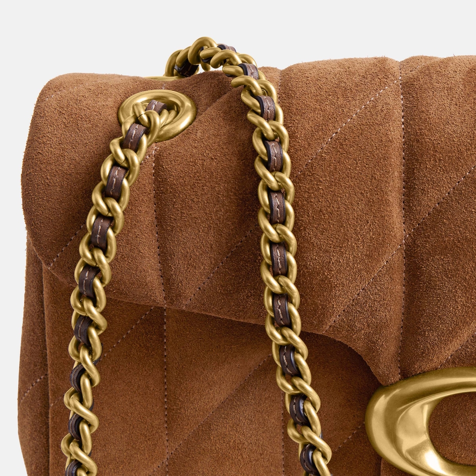 Coach Quilted Suede Tabby 26 Shoulder Bag