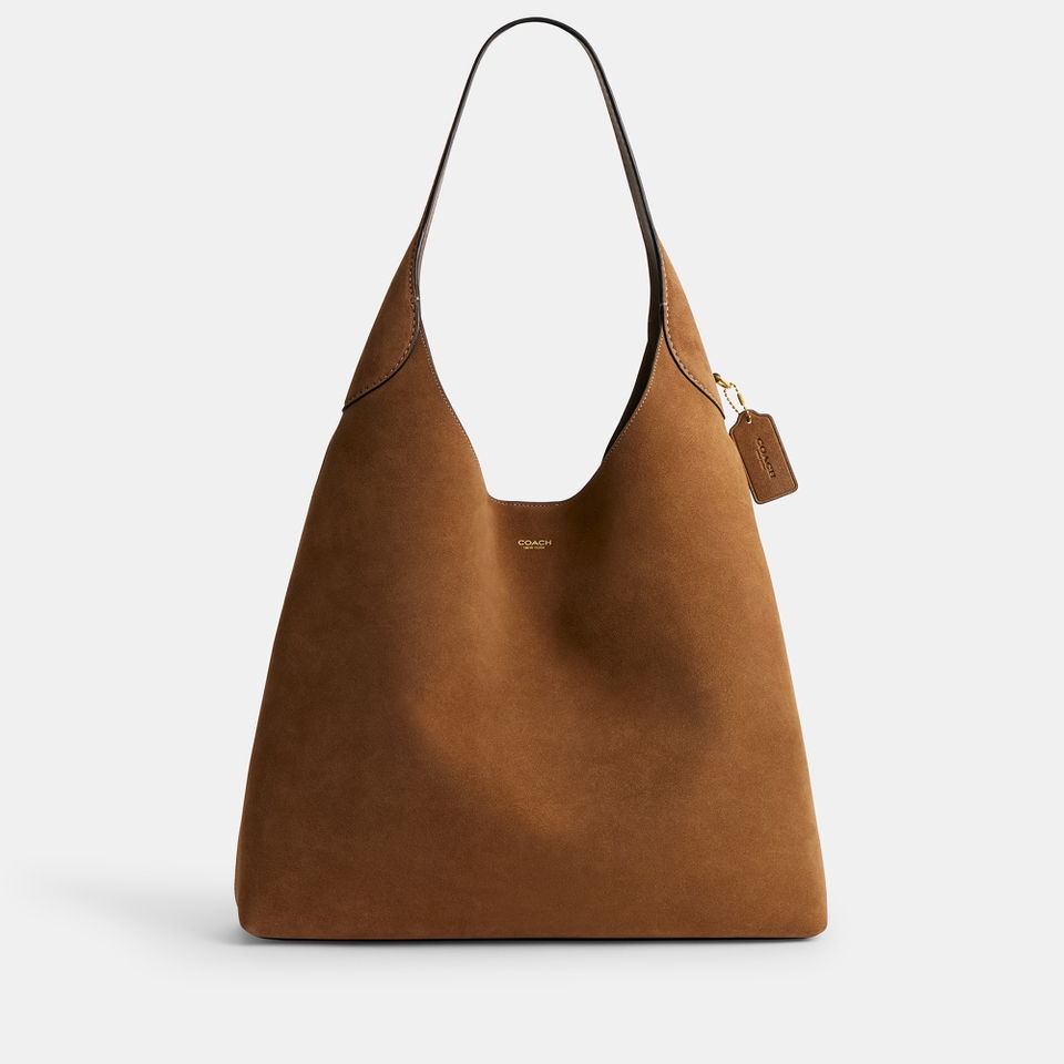 Coach Brooklyn 39 Leather and Suede Shoulder Bag