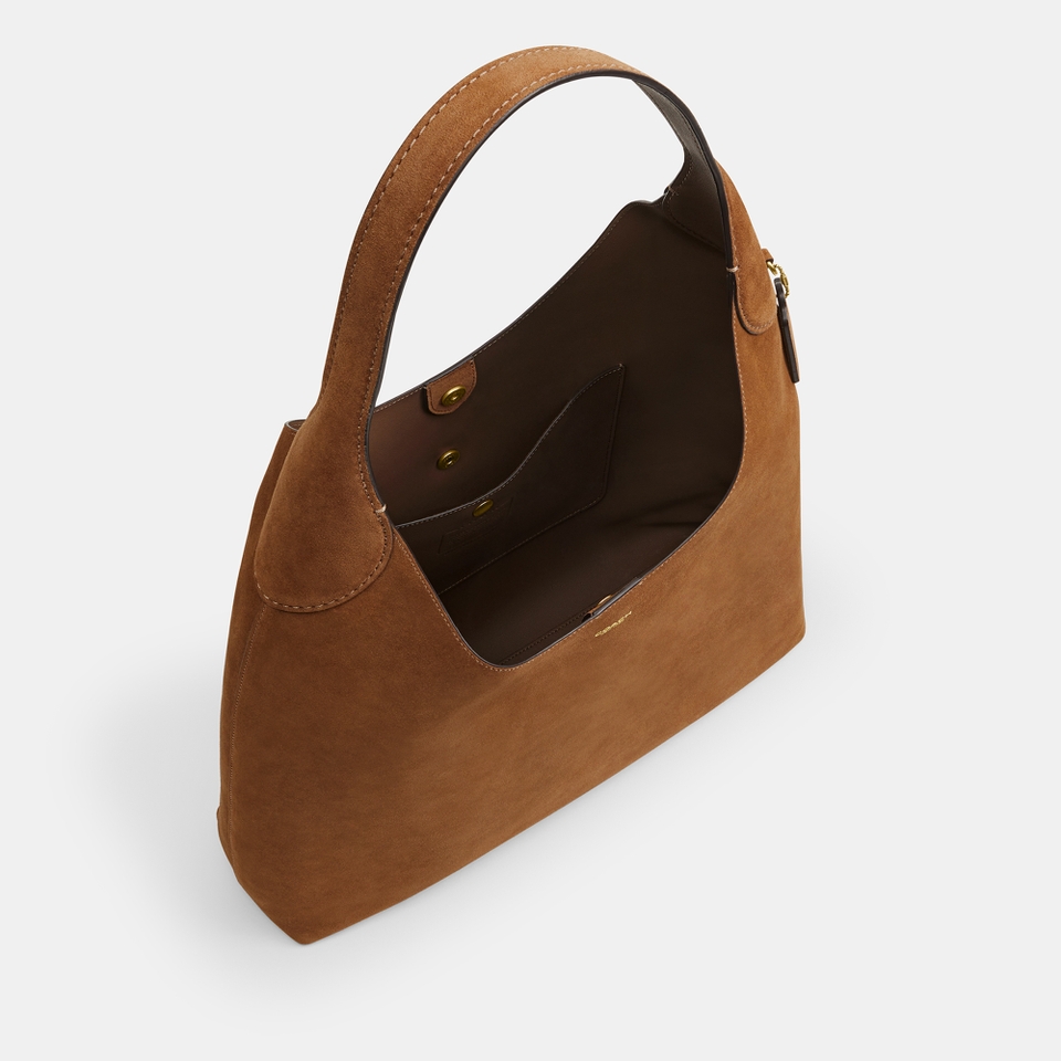 Coach Brooklyn 39 Leather and Suede Shoulder Bag
