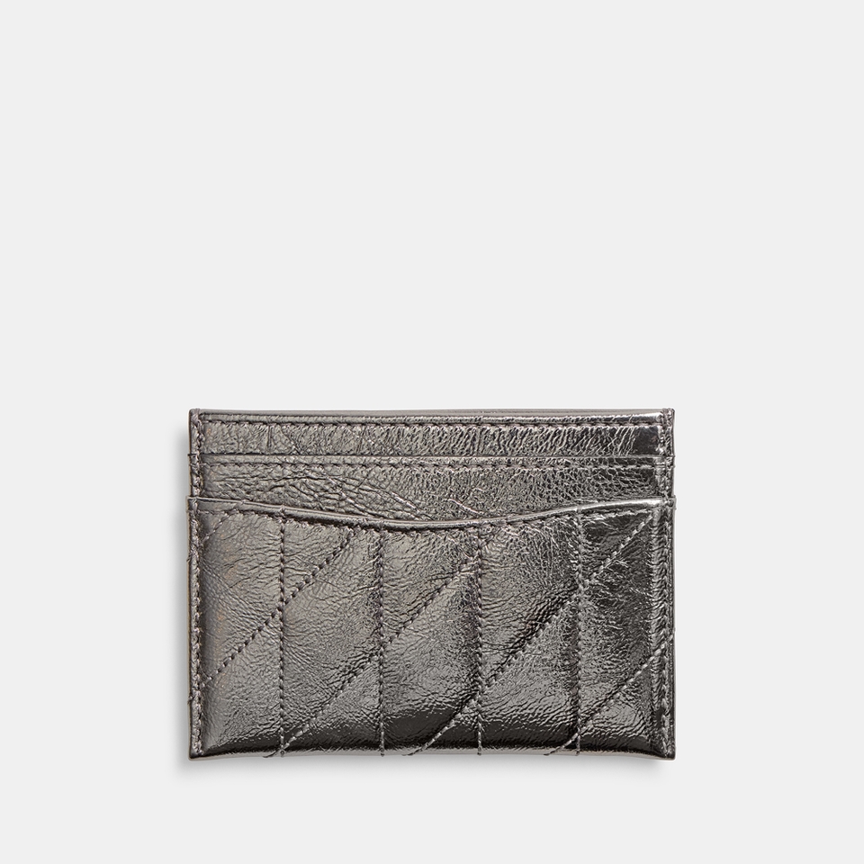 Coach Metallic Leather Essential Card Case