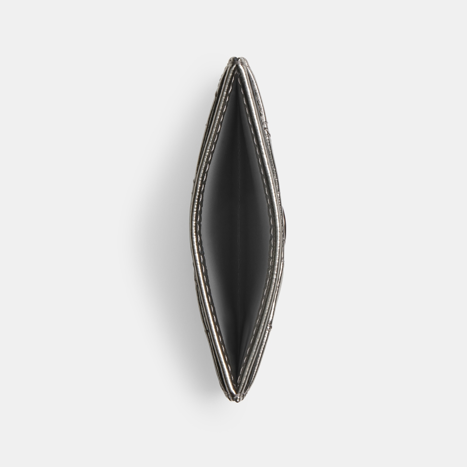 Coach Metallic Leather Essential Card Case
