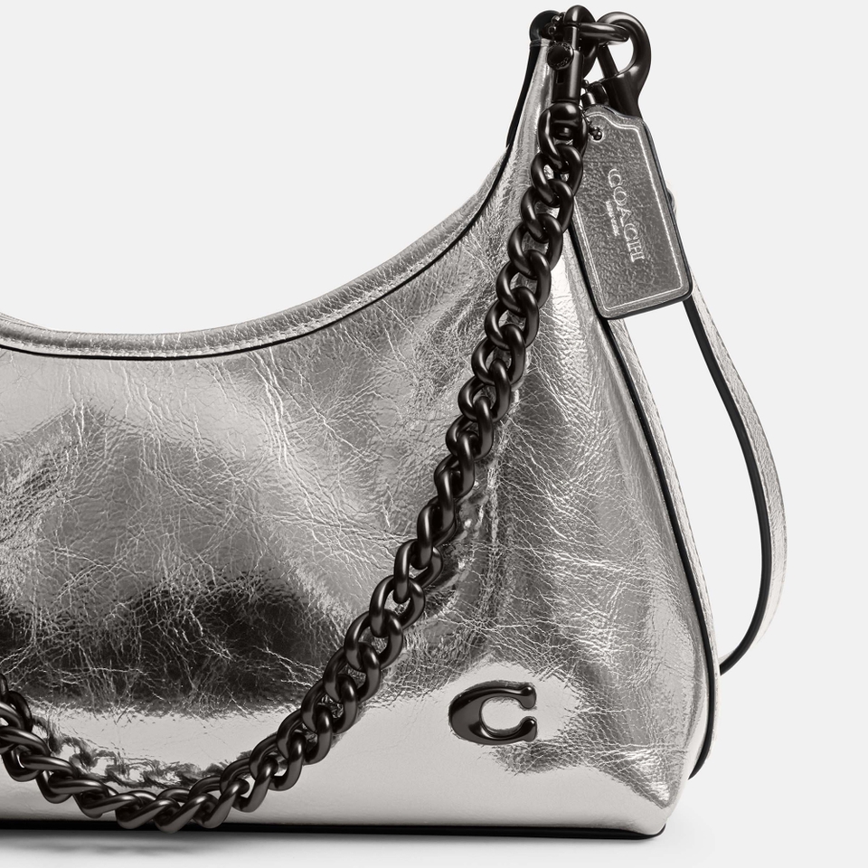 Coach Juliet 25 Metallic Leather Shoulder Bag