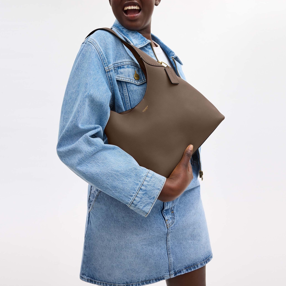 Coach Brooklyn 28 Leather Shoulder Bag