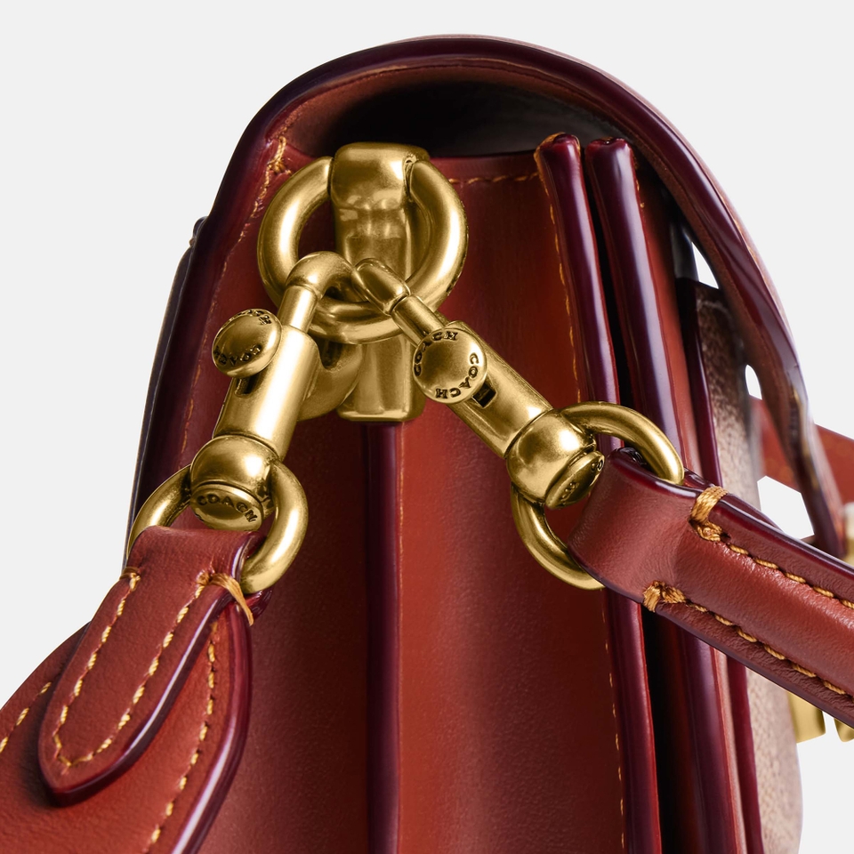 Coach Tabby 20 Signature Leather Shoulder Bag