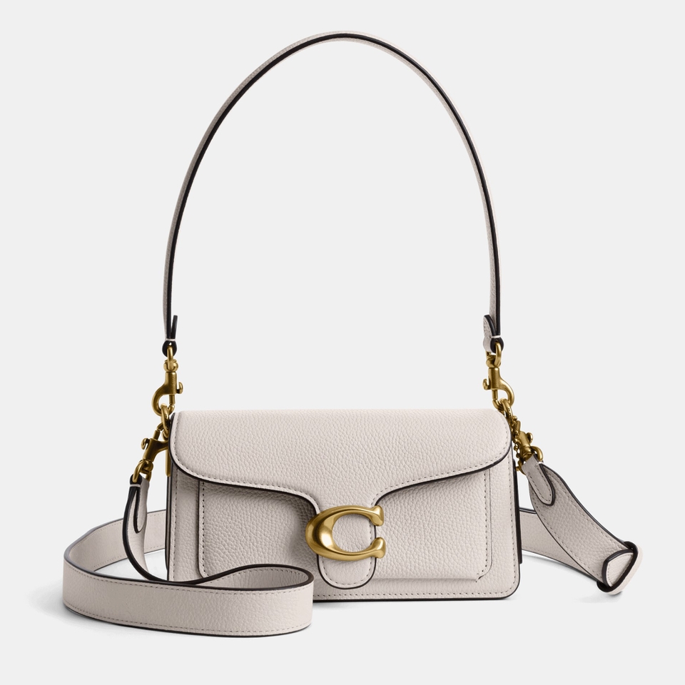 Pebble leather shoulder bag deals