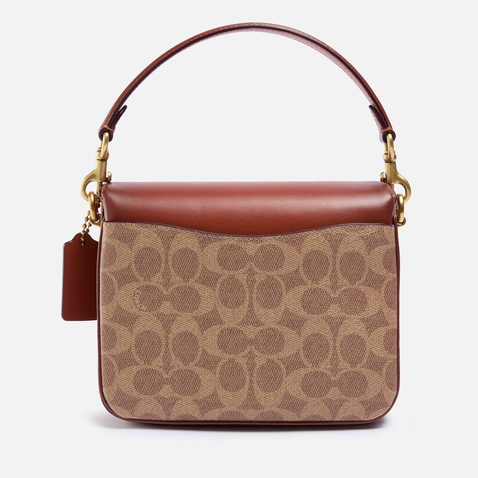 Coach Cassie 19 Signature Canvas and Leather Cross Body Bag