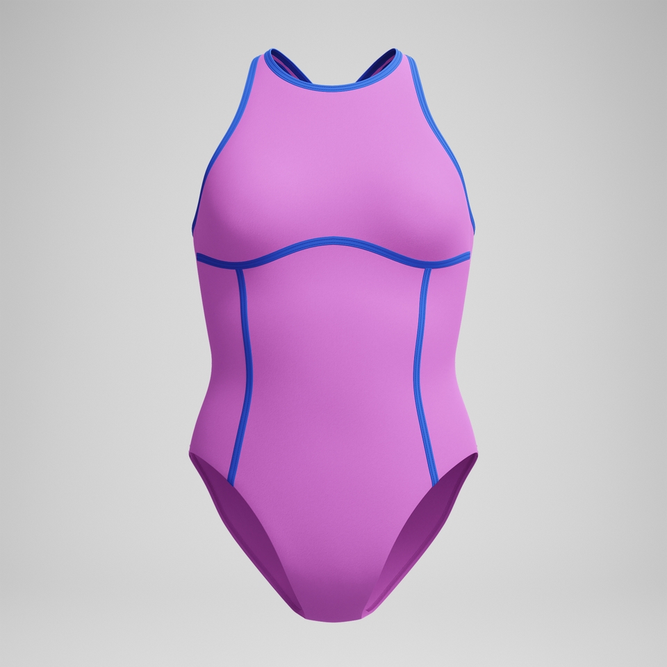 Women's Bound Crossback One Piece Pink