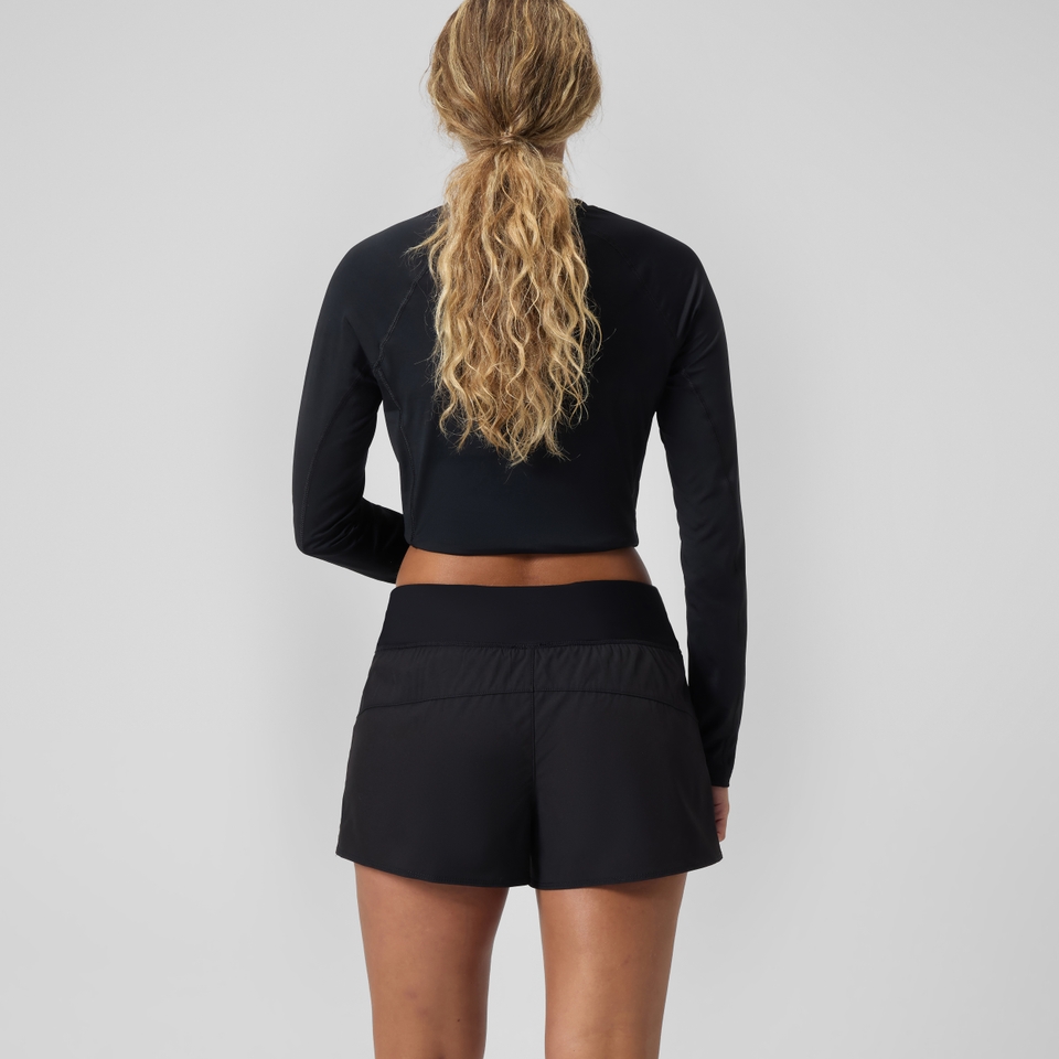 Lookout Badeshorts Schwarz für Damen