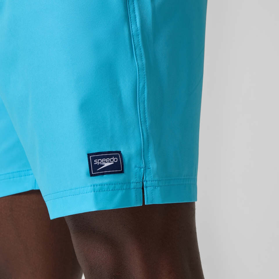 Men's Solid Redondo Edge Volley 18" Swim Trunks Blue