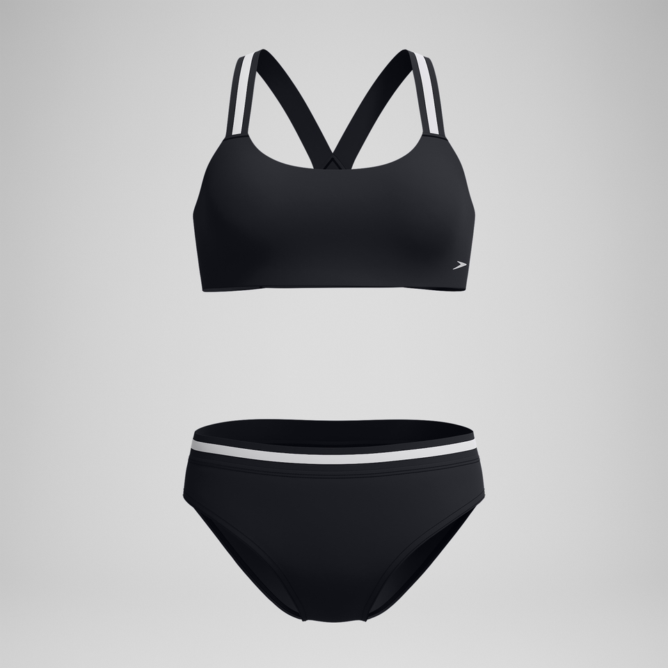 V Class Performance Bikini Schwarz/Grau für Damen