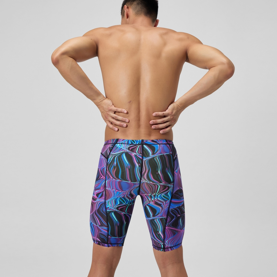 Men's Vanquisher Printed Jammer Black/Purple