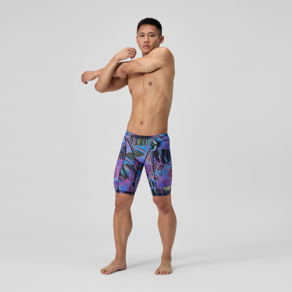Men's Vanquisher Printed Jammer Black/Purple