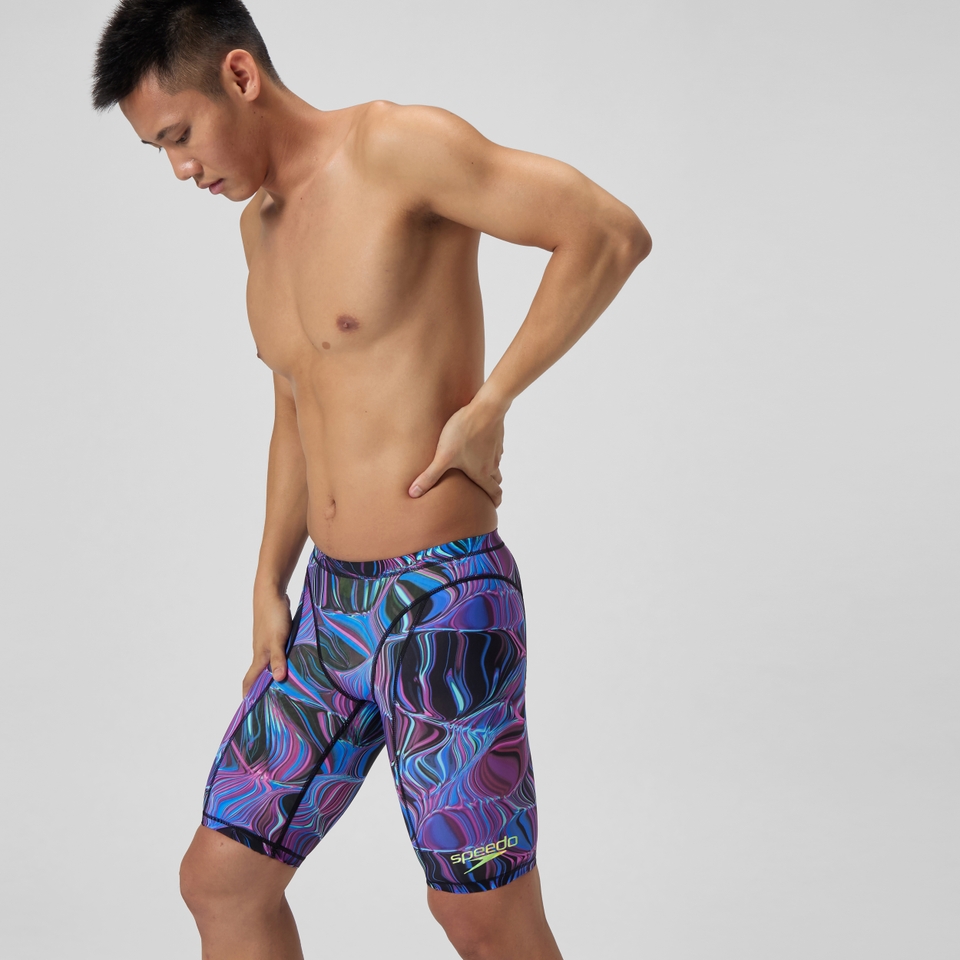 Men's Vanquisher Printed Jammer Black/Purple