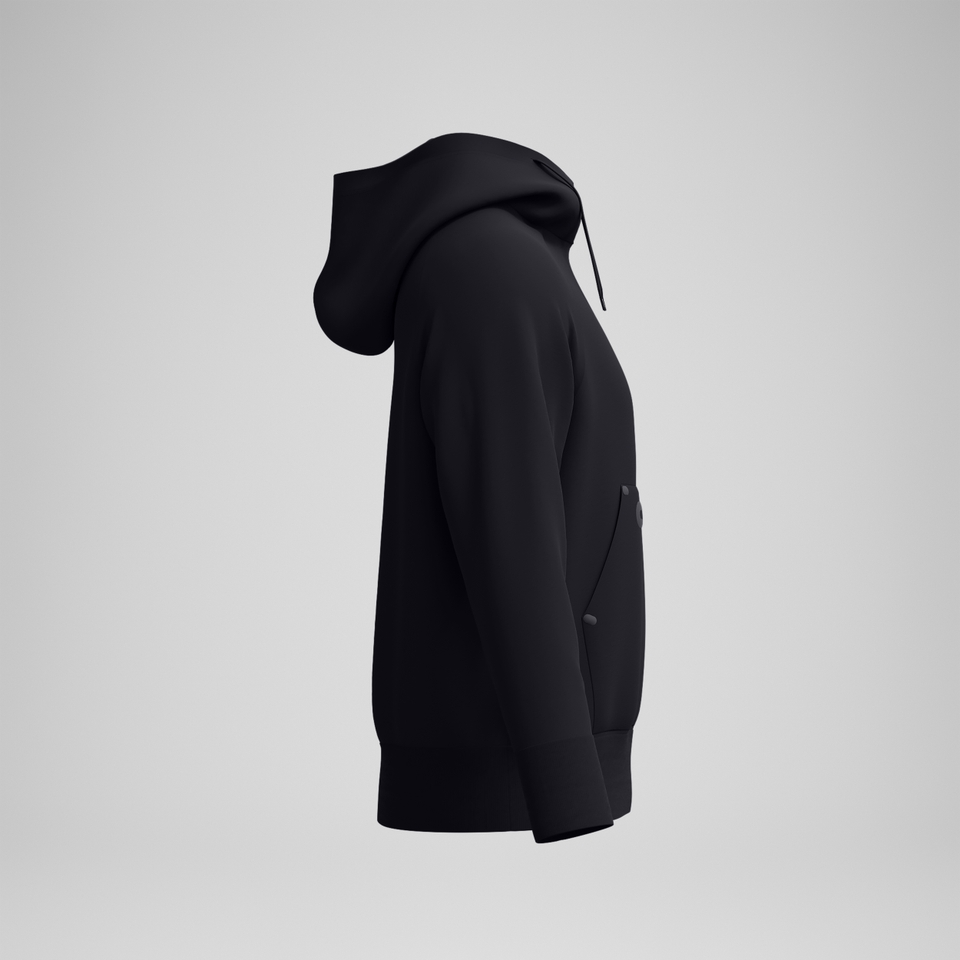 V Class Pro Hoodie Schwarz Unisex für Erwachsene