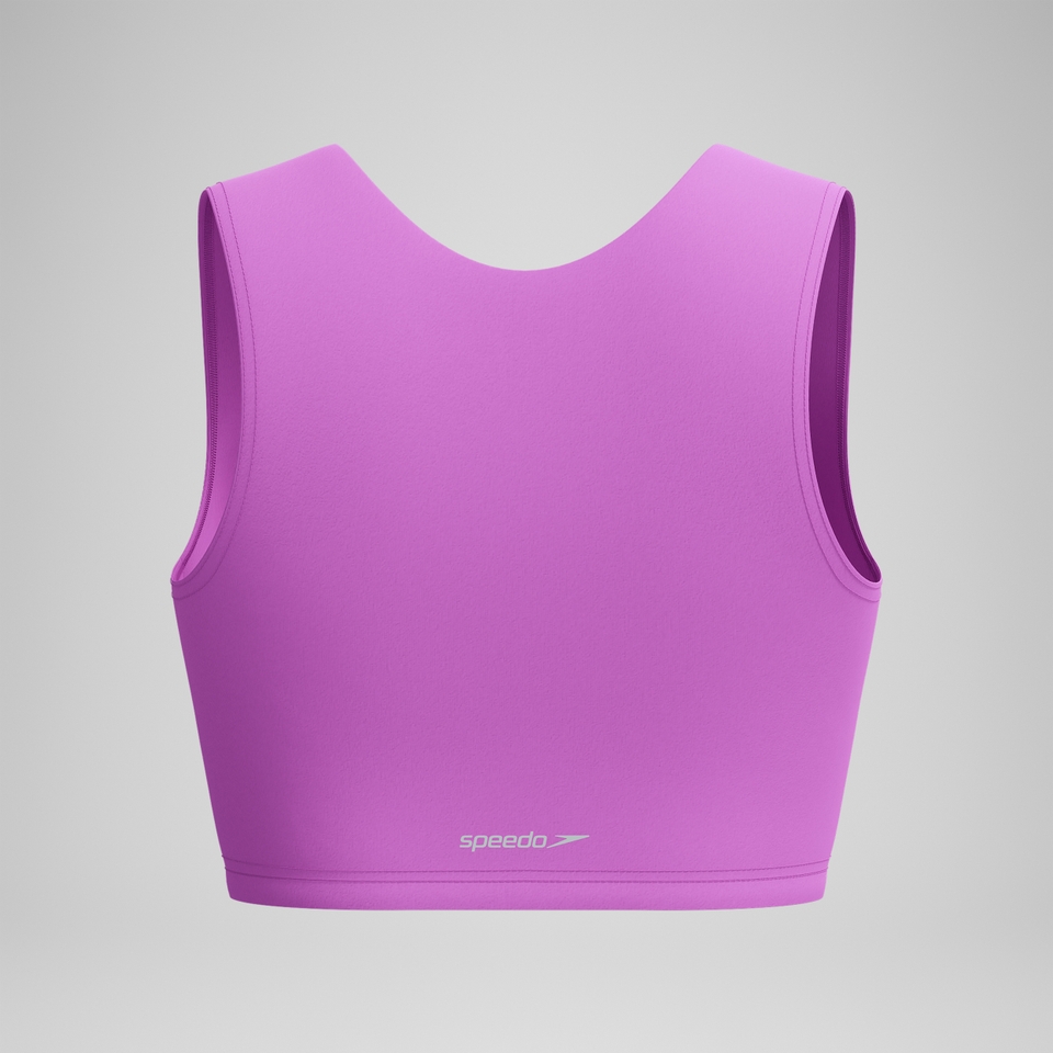 Gebundenes Crop-Top Pink für Damen