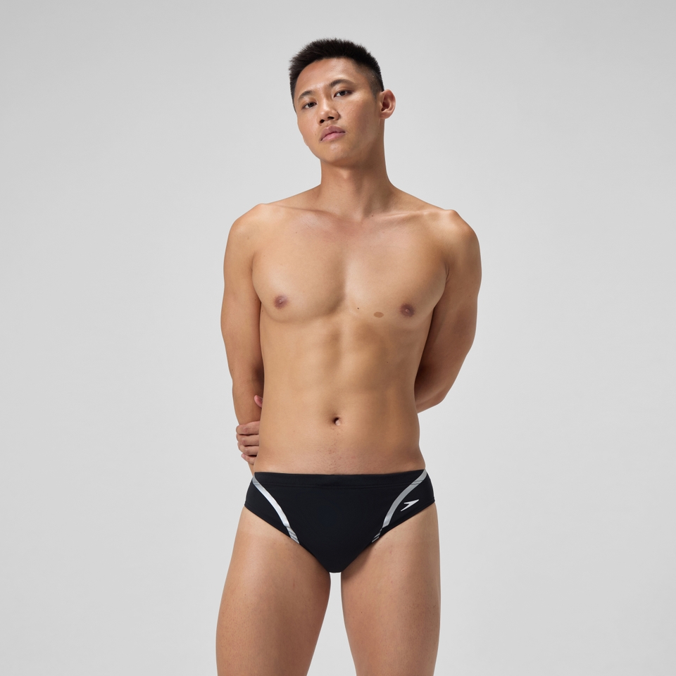 Slip de bain Homme V Class Movement noir/gris