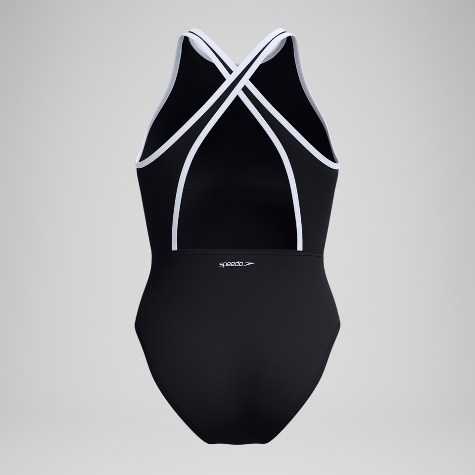 Women's Bound Crossback One Piece Black