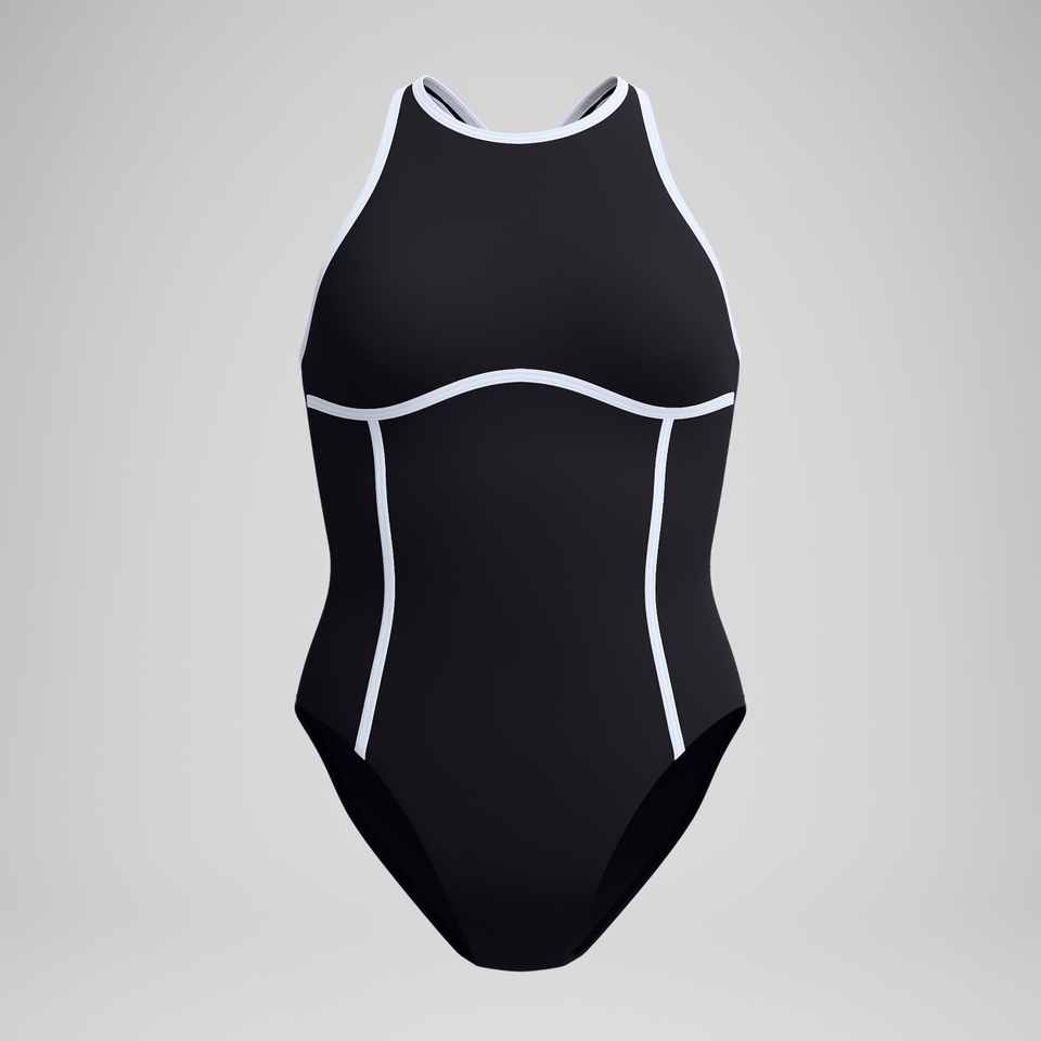 Women's Bound Crossback One Piece Black