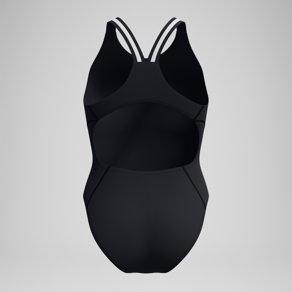 Women's V Class Performance Back Swimsuit Black/Grey