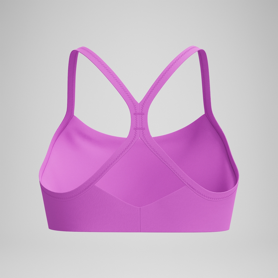Women's Solid Racerback Bikini Top Pink