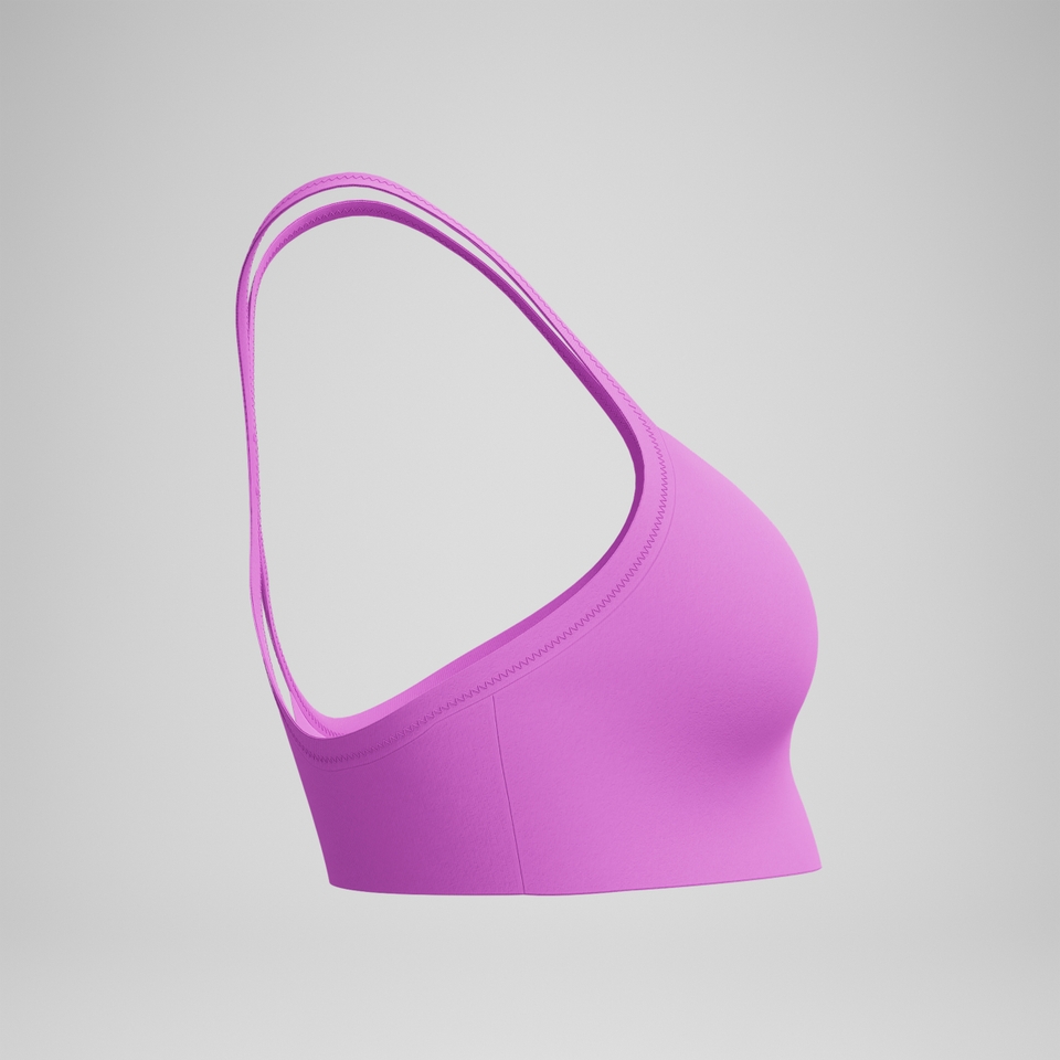 Women's Solid Racerback Bikini Top Pink
