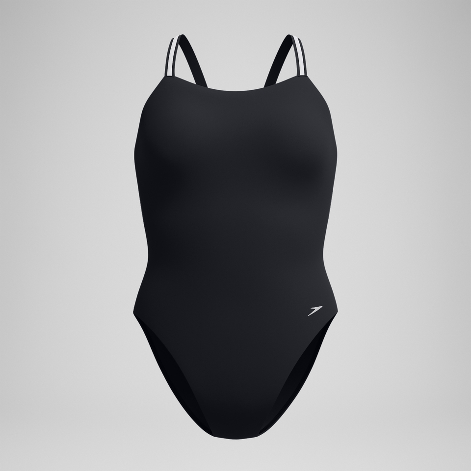 Women's V Class Active Back Swimsuit Black/Grey