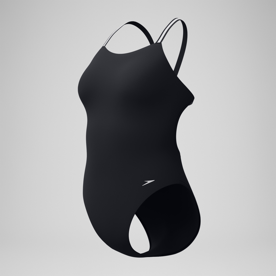 Women's V Class Active Back Swimsuit Black/Grey