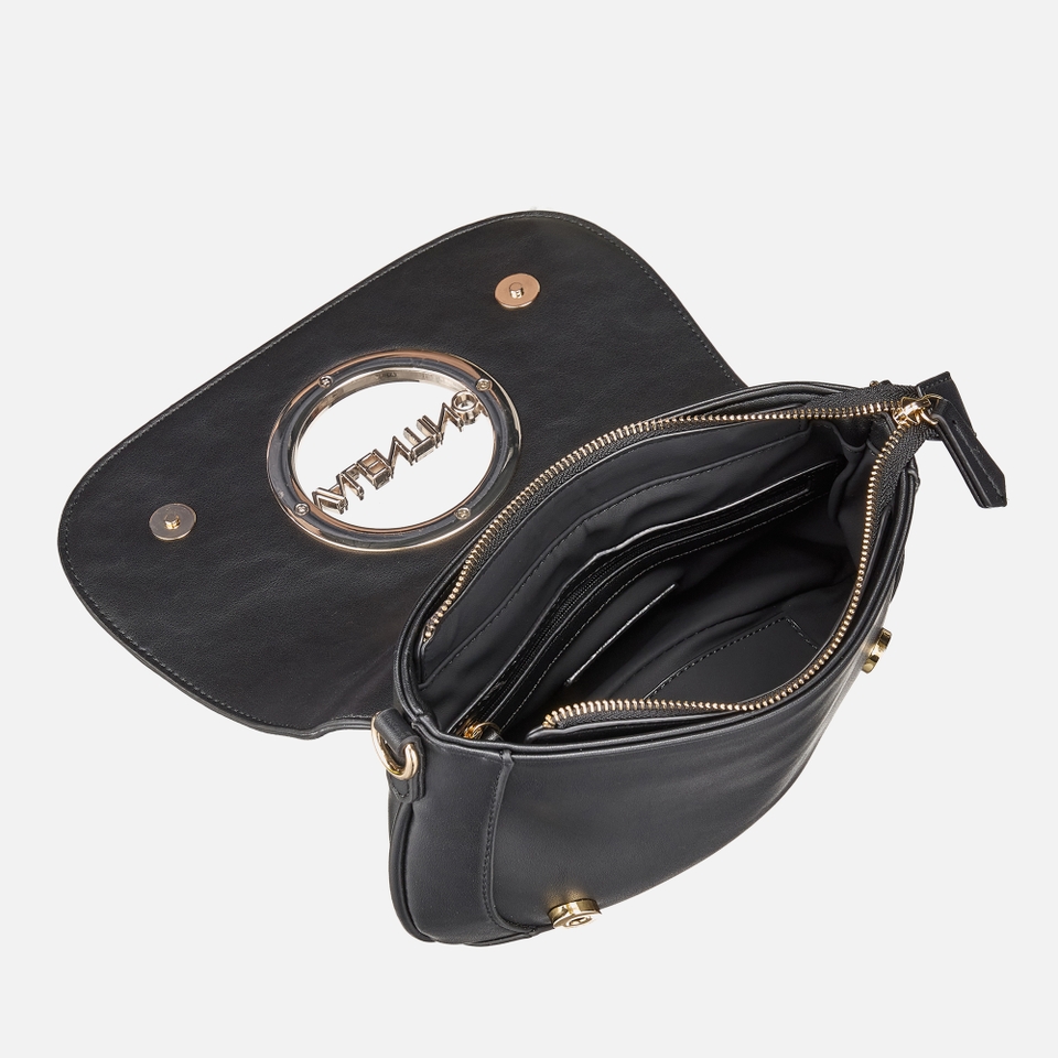 Valentino Moses Faux Leather Flap Bag