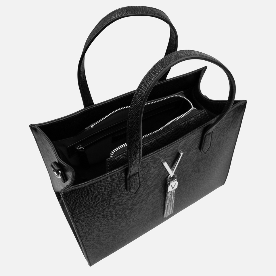 Valentino Divina Faux Leather Shopping Bag