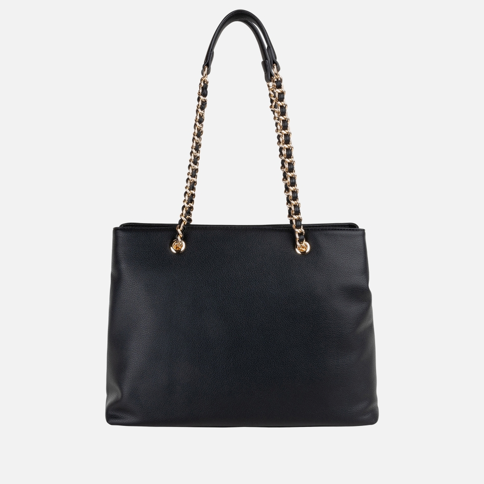 Valentino Arcadia Faux Leather Shopping Bag