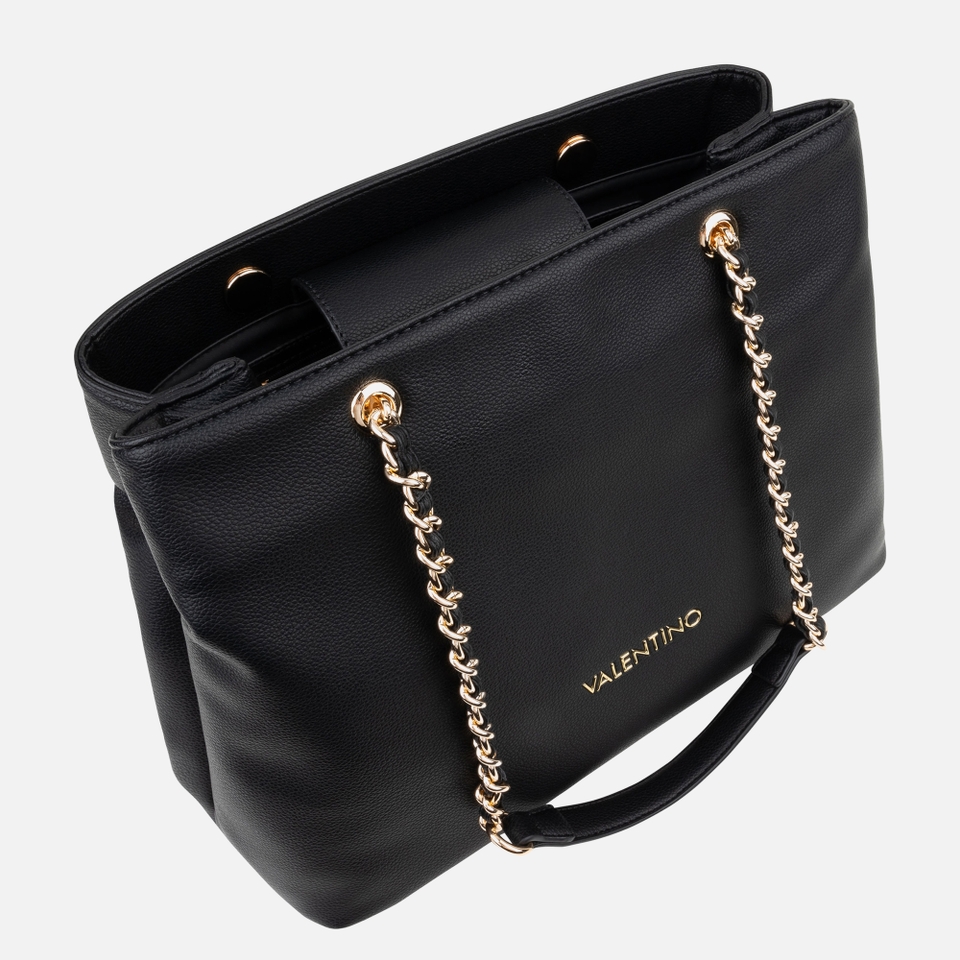 Valentino Arcadia Faux Leather Shopping Bag