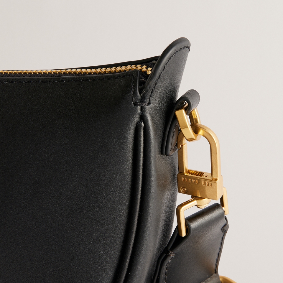 Ted Baker Essina Leather Half Moon Crossbody Bag