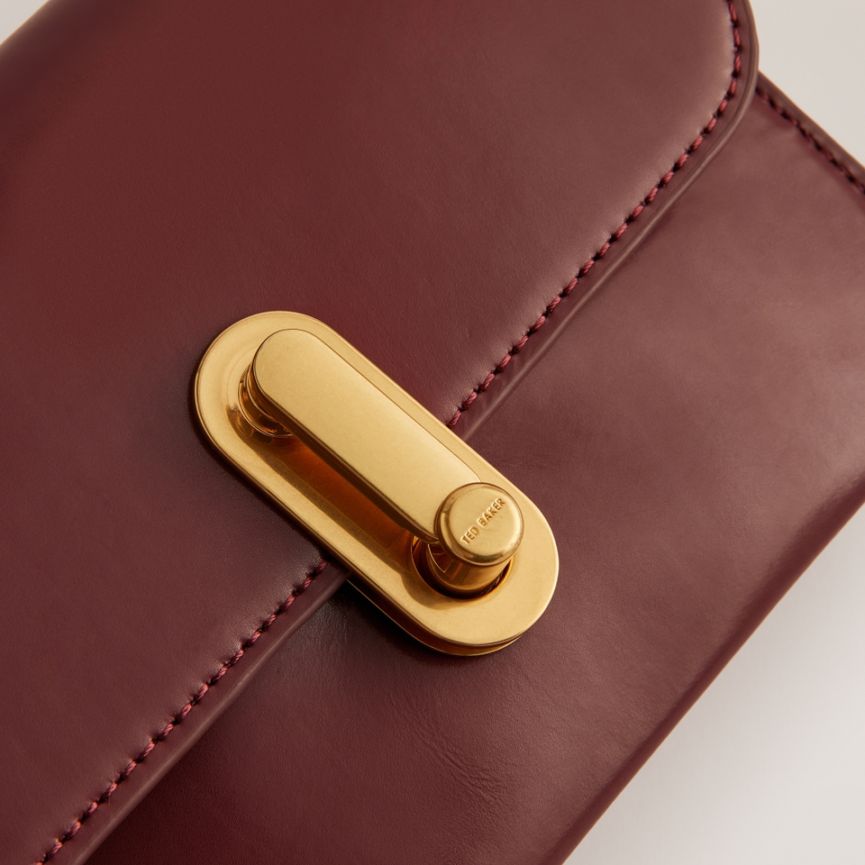 Ted Baker Kkaysa Polished Leather Small Crossbody Bag