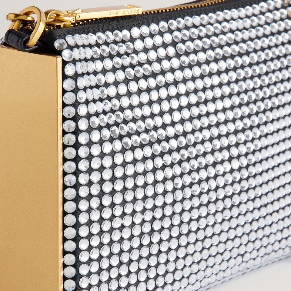 Ted Baker Kriisa Sequin-Embellished Side Bar Clutch