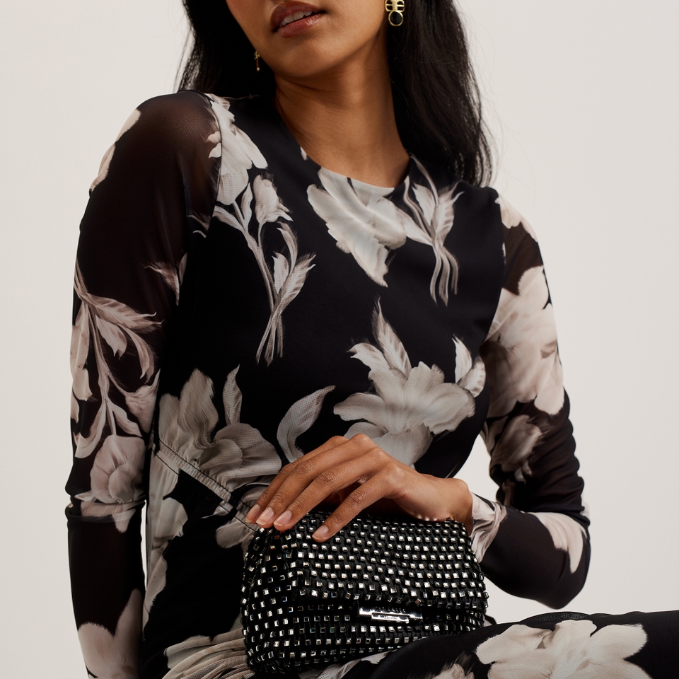 Ted Baker Glitszi Sequin-Embellished Crossbody Bag