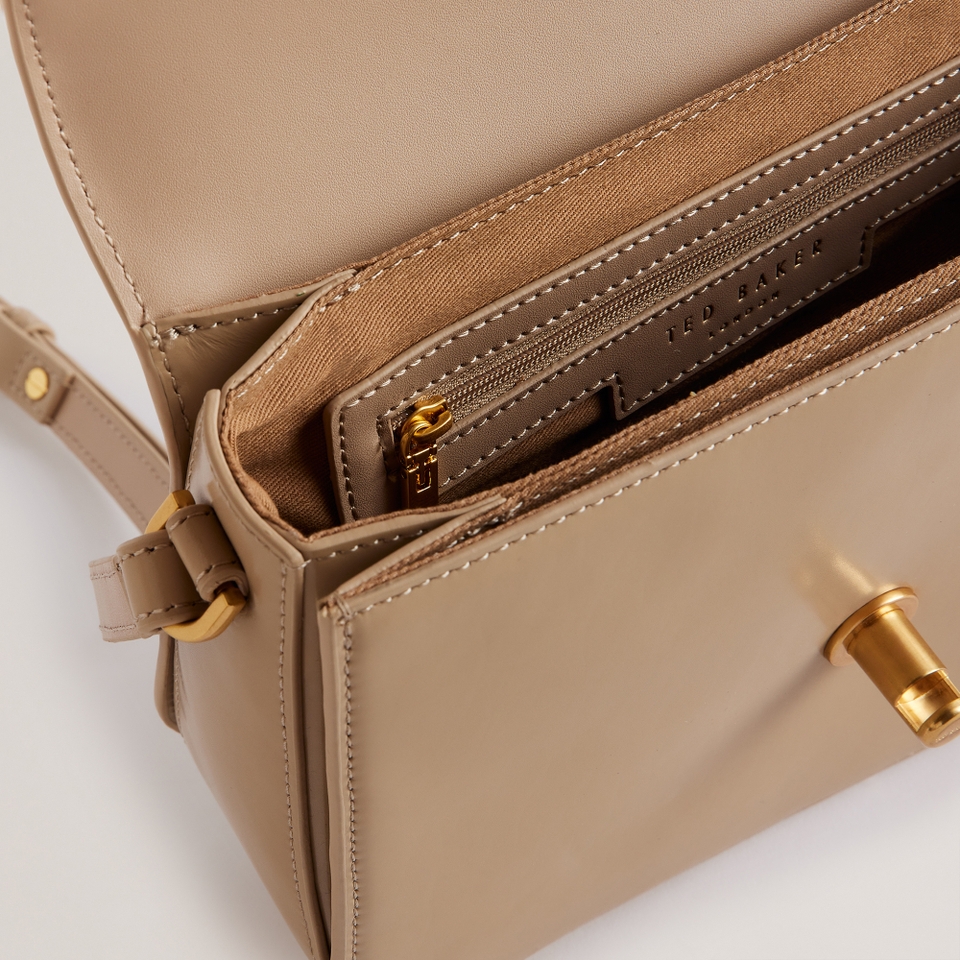 Ted Baker Kkayli Polished Leather Satchel Bag