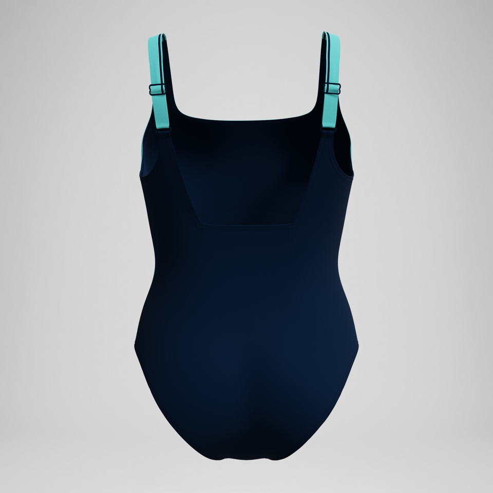Women's Shaping Contour Eclipse Swimsuit Navy/Turquoise