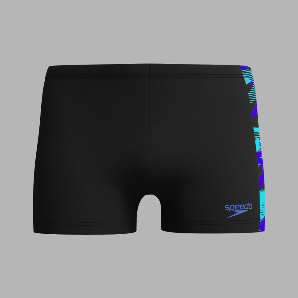 HyperBoom Panel-Aquashorts Schwarz/Blau für Herren