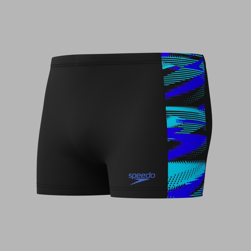 HyperBoom Panel-Aquashorts Schwarz/Blau für Herren