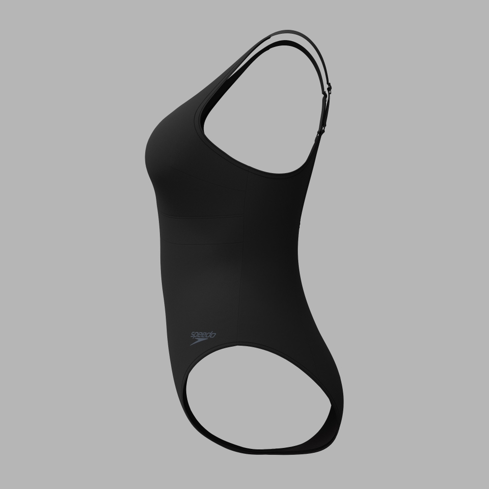 ContourEclipse Formender Badeanzug Schwarz für Damen