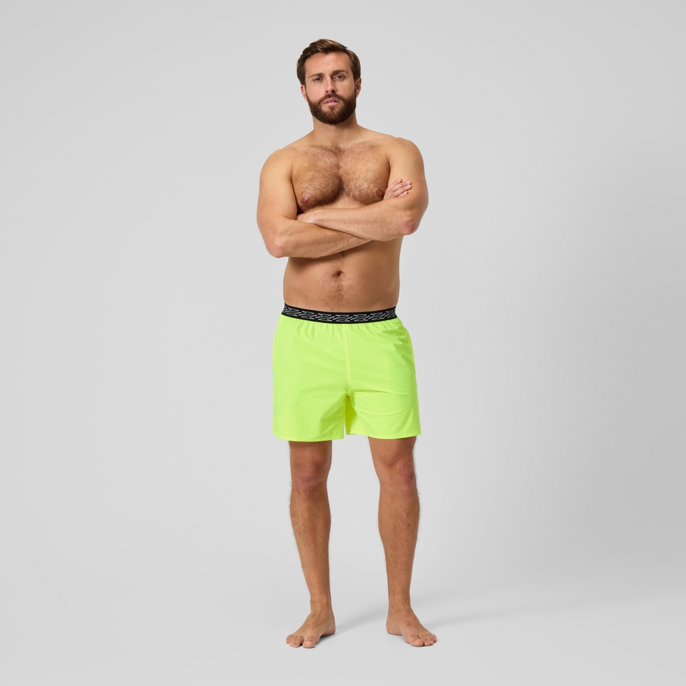 Short de bain HyperBoom Band 40 cm, hommes, jaune