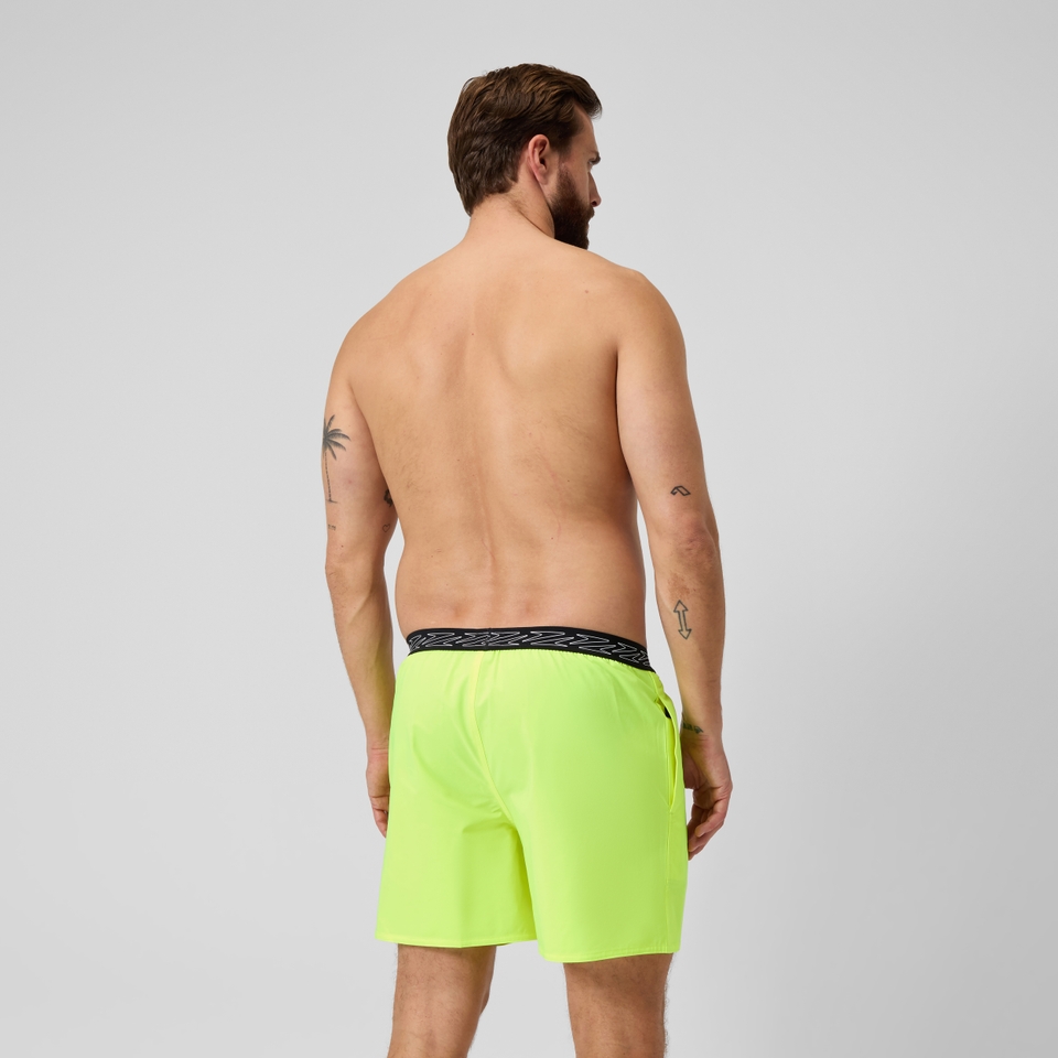 Short de bain HyperBoom Band 40 cm, hommes, jaune