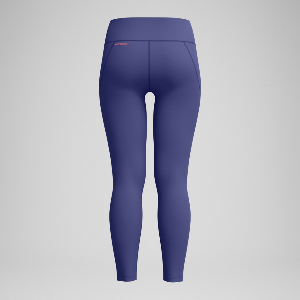 Panel-Leggings Blau für Damen