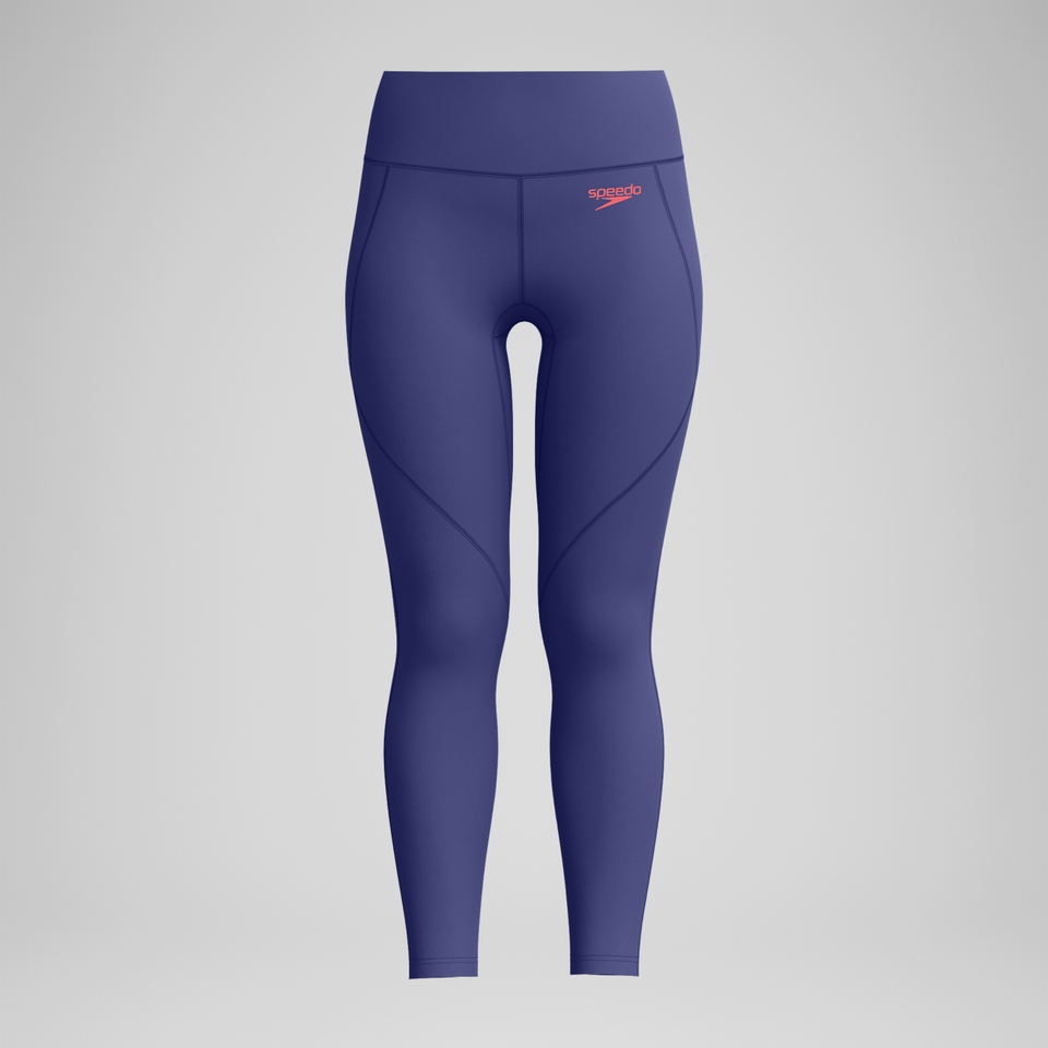 Panel-Leggings Blau für Damen