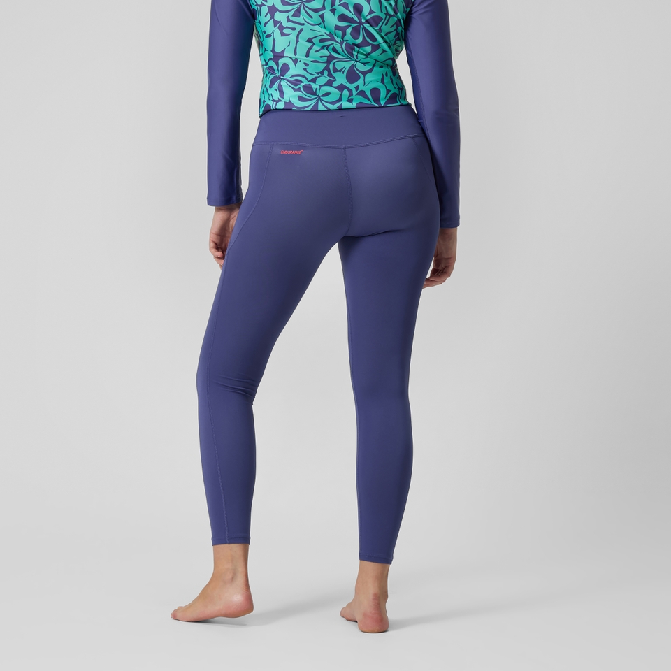 Panel-Leggings Blau für Damen