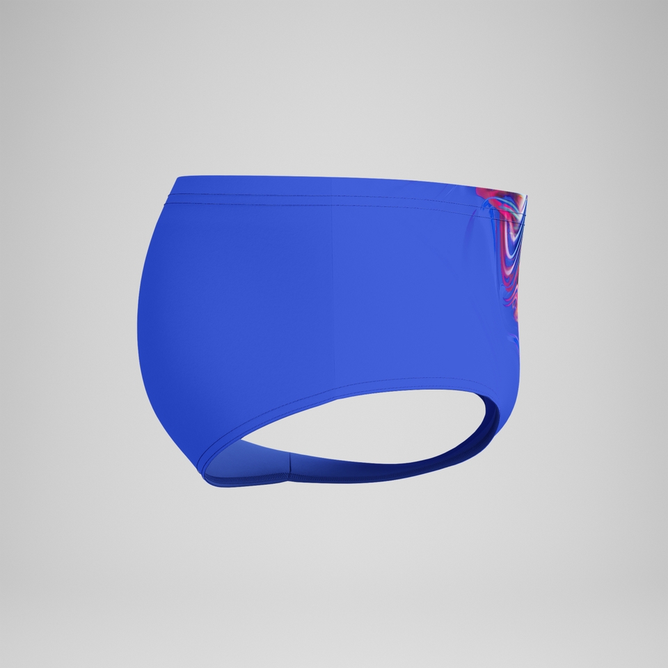 Club Training Placement-Badehose 13,5 cm Blau/Pink für Herren